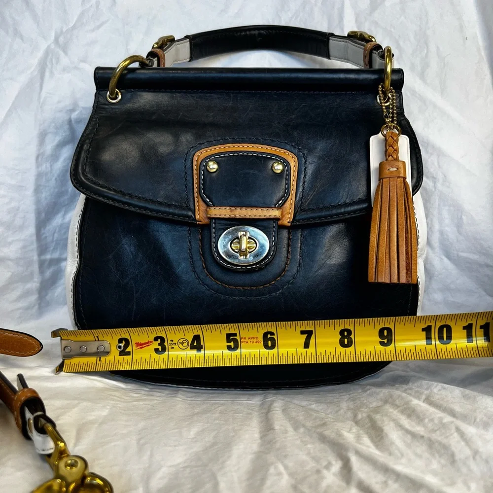Coach Legacy Willis 70th Anniversary Colorblock Satchel - Picture 9 of 15